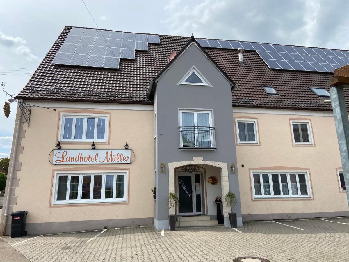 Landhotel Mueller Im Donautal Tapfheim Esterno foto